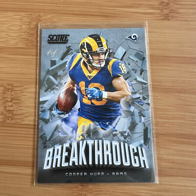 2020 Score Breakthrough #B-CK Cooper Kupp True 1/1  Rams