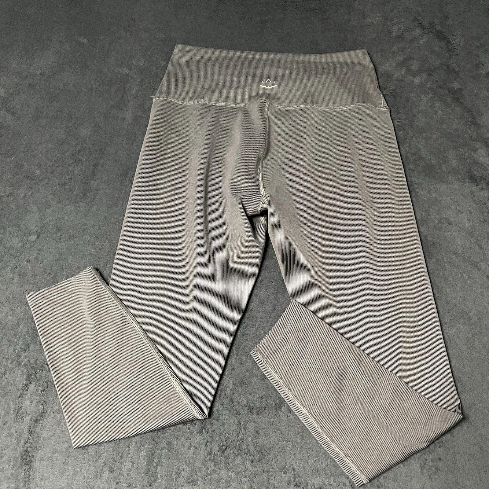 beyond-yoga high waisted rib athletic workout leggings