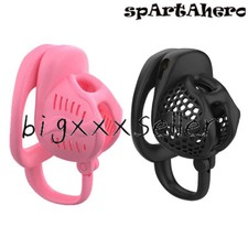 New Chastity Device Beehive Breathable Cage Rings with  Hook Stealth Mini Lock