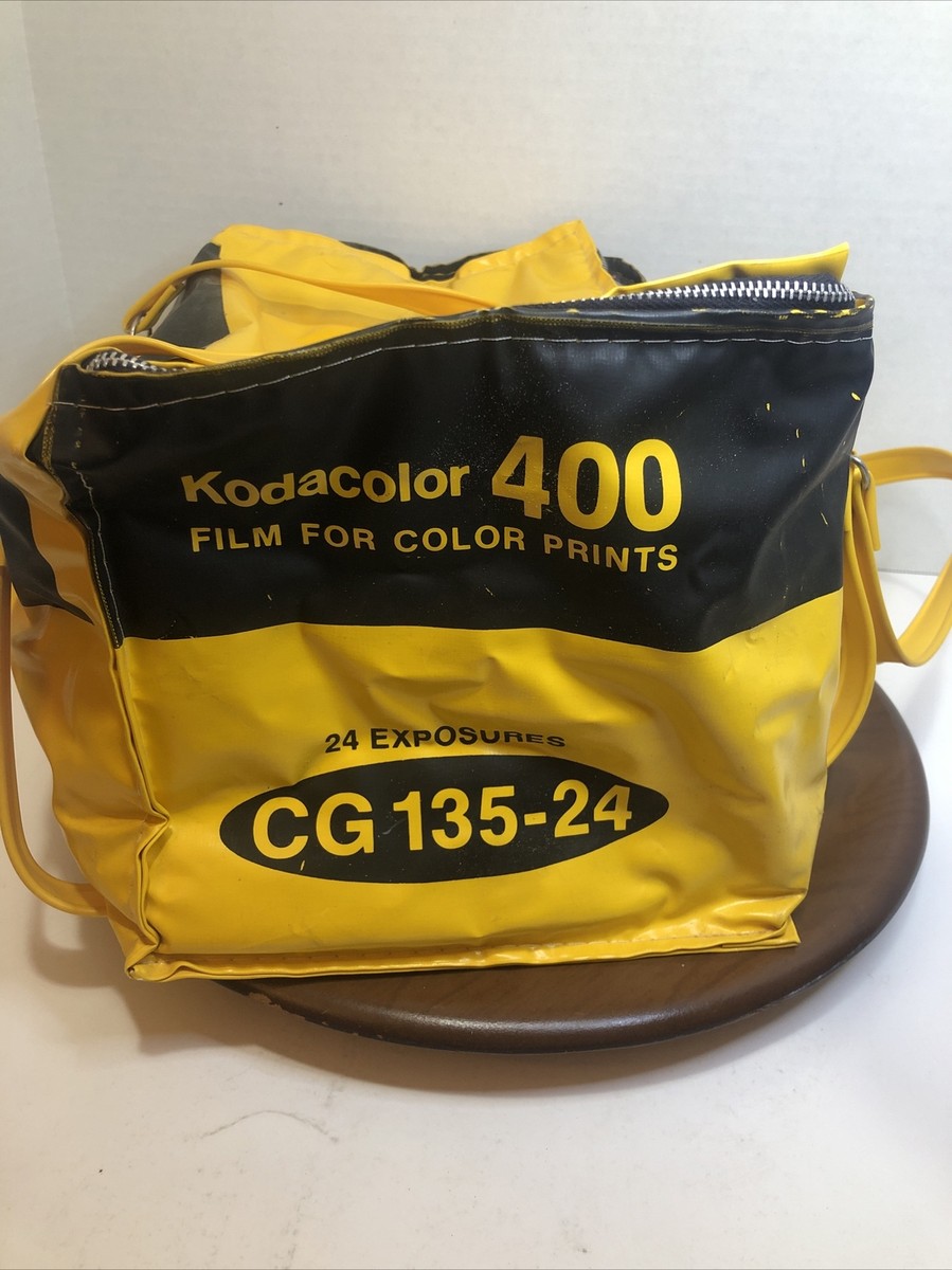 Vintage KODAK Kodacolor 400 Color Print Film Vinyl Camera Bag