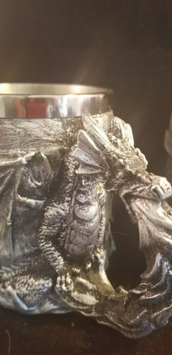 Mystic Collection Beer Steins with dragon handles 2 - Picture 2 of 5