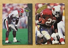 Garrison Hearst Lot Of 2 With Rookie 1993 Classic & 1994 Action Packed NM-MT