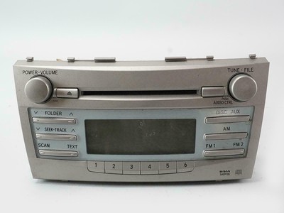 2007 - 2009 TOYOTA CAMRY AM FM RADIO RECEIVER PLAYER AUDIO UNIT WO CODE