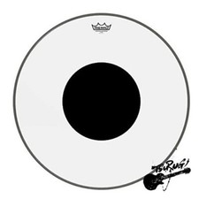 Remo Controlled Sound Clear Bass Drum Head with Black Dot - 22 Inch