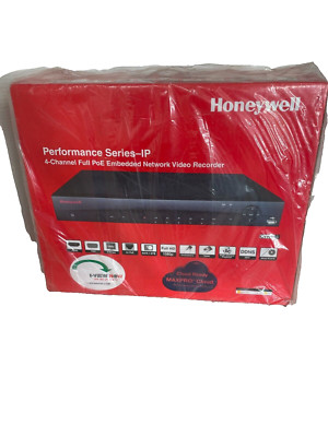 Honeywell HEN04122 4-Channel Network Video Recorder 2 TB Storage NEW IN BOX