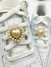 New Heart Buckles / Shoe Clips / Lace Locks / Buckles Beads Chick 1 Piece