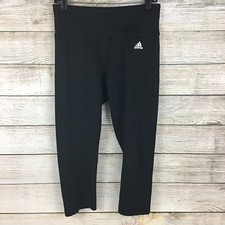 Adidas Climalite Capri Leggings Black Athletic Medium