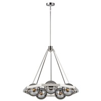 Lampadario Lampadario Moderno Nichel Lucido 5X60W/E14 77,5X76,2[Cm]