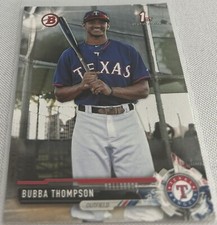 2017 Bowman Draft Baseball Bubba Thompson Texas Rangers 1st Bowman #BD-141