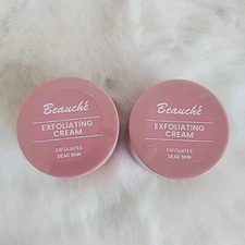 2 PACK BEAUCHE BEAUTY EXFOLIATING CREAM FREE SHIPPING 