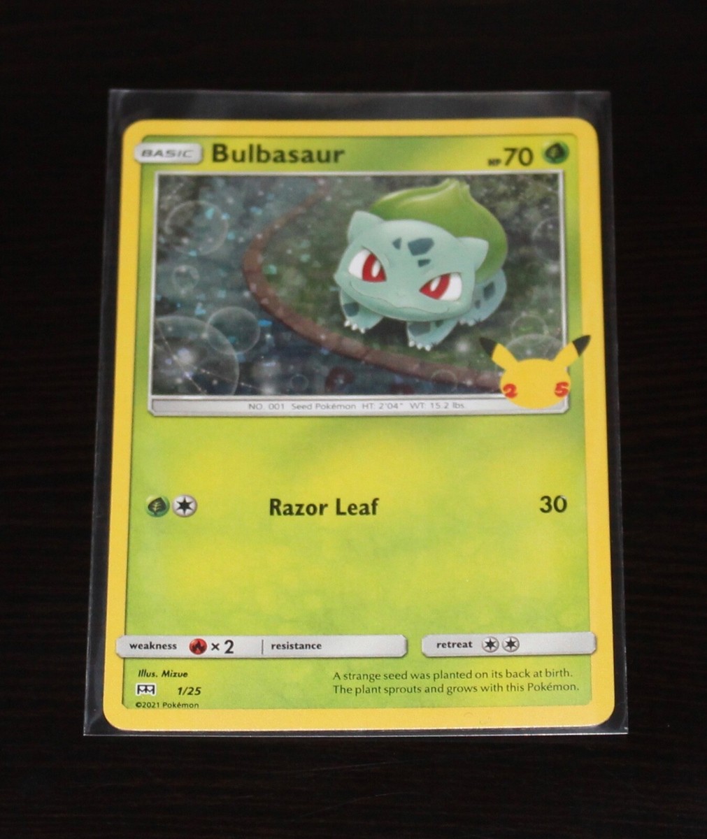 bulbasaur pokemon card mcdonalds Bulbasaur McDonalds Pokemon Card (normal variant)