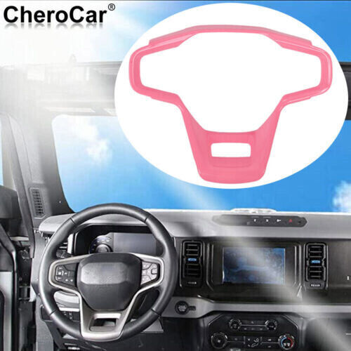 Pink Interior Handles Gear Panel Dash Decor Cover Trim Kit For 2021+ Ford Bronco - Bild 2 von 13
