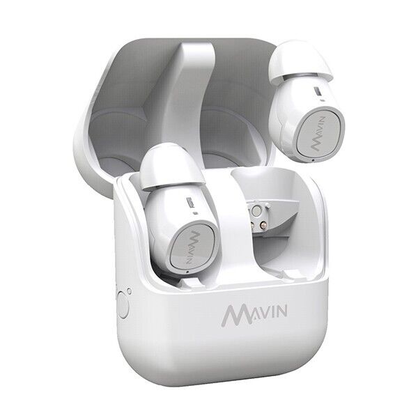 MAVIN Bluetooth Wireless Earphone Air-X White In-ear monitor New from Japan