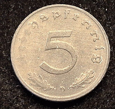 5 Pfennig 1947 D --- Unzirkuliert --- Pr&auml;geschw&auml;che, sehr selten!