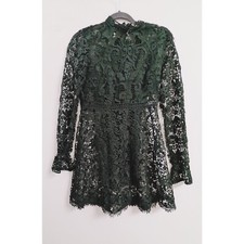 ZARA Long Sleeve Lace Mini Dress Women's Size S