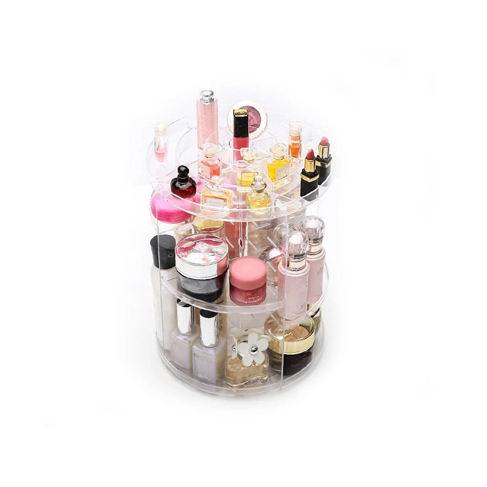 Organizzatore girevole portatrucco cosmetici box trucchi makeup 18288 espositore - Immagine 2 di 4