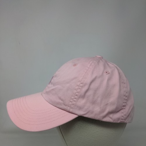 Pink Ribbon Curves Slideback Hat Pink One Size Embroidered Port Authority - Picture 3 of 7