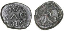 *** DANISH INDIA - TRANQUEBAR *** 4 KAS 1816 *** FREDERIC VI *** RARE *** l8