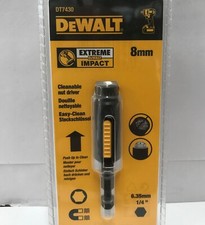 DeWalt EXTREME Impact Cleanable Magnetic Nut Driver/ Socket 8mm DT7430-QZ