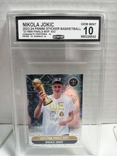 CCG 10 2023-24 Panini Sticker 23 NBA Finals MVP Nikola Jokic #32