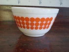 Pyrex Orange Dot #401 Mixing Bowl