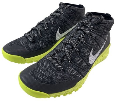 Nike | Flyknit Trainer Chukka FSB | Black White Volt 625009-017 | Size 11.5