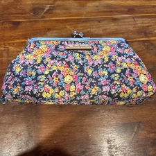 Sew Grown Live Simply Essential Oil Purse Floral Pattern Missing Wrist Strap