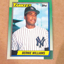Topps 1989 Bernie Williams New York Yankees #701 Rookie Card. rookie card picture