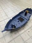 Vintage 1991 Playmobil Pirate Ship 3860 Blue Corsair - INCOMPLETE