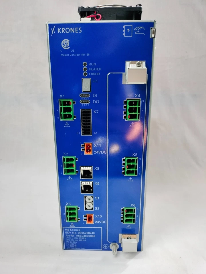 Krones 0905228740 A5E03830062 Drive Controller E Version 006/ FW Version V2.1.0 - Image 2 of 4