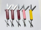 Lot of 5 Victorinox Classic Swiss Army Knives - Red - Yellow - Pink — photo 3