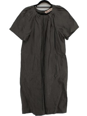 Marni A-Linien Midikleid UK10 in Grau UVP 450£