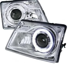 Spec-D Tuning LHP-RAN98-RS Halo Projector Headlight for 98 to 00 Ford Ranger ...