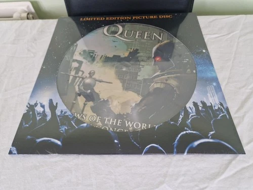 QUEEN PICTURE DISC NEWS OF THE WORLD IN CONCERT NEW & SEALED Ltd. Ed. 27/500 ￼