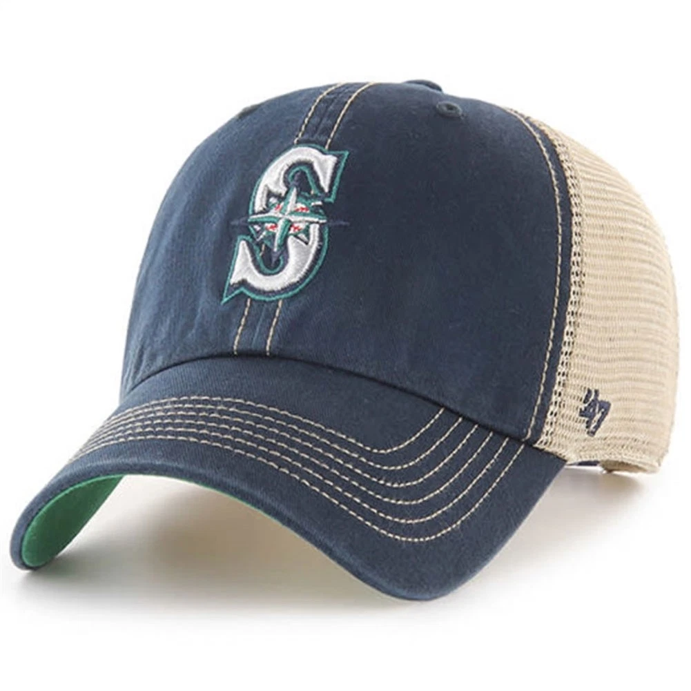 47 Seattle Mariners Blue MLB Fan Apparel & Souvenirs for  display picture 3