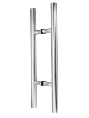 #ad #ad 24quot; Ladder Style Pull Handles Brushed Stainless Glass Door Handle $49.00