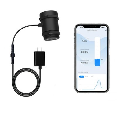 Ultrasonic Level with 2.4G WiFi,Non-Liquid & Solid Level Monitor,Tuya & Life ...