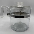 Vtg Pyrex 7756-B Glass Stove Top Percolator 6 Cup Coffee Pot COMPLETE