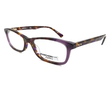 Marchon NYC Eyeglasses Frame M-5503 518 Brown Purple Tortoise Full Rim 51-16-135