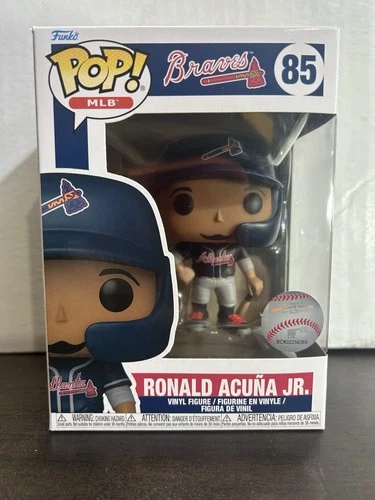 Ronald Acuna Jr. Baseball MLB Atlanta Braves Vaulted Funko Pop 85 with Protector