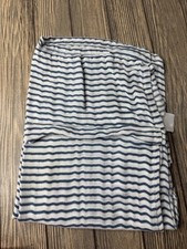 Aden Anais Cotton Muslin Baby Swaddle Blanket Navy White Striped Lightweight