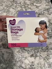 Parent's Choice 100-Count Pre-Sterilized 6oz Breast Milk Storage Bags NIB