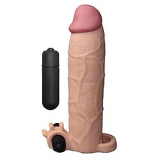 Penis Sheath Male BIGGER Sleeve Girth Reusable Condom Extender-Enlarger-Enhancer