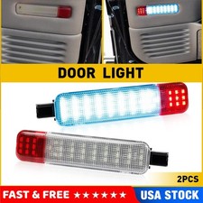 2X LED Interior Door Panel Light Courtesy Lamp For Chevy/GMC C/K Tahoe Yukon USA
