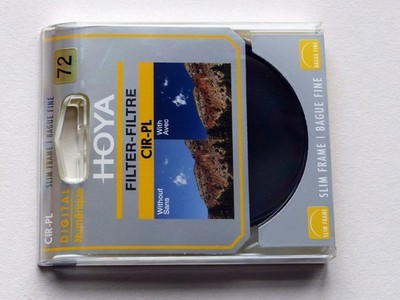 HOYA FILTER CIR-PL DIGITAL SLIM FRAME 72 mm. Vermeidet Reflexionen