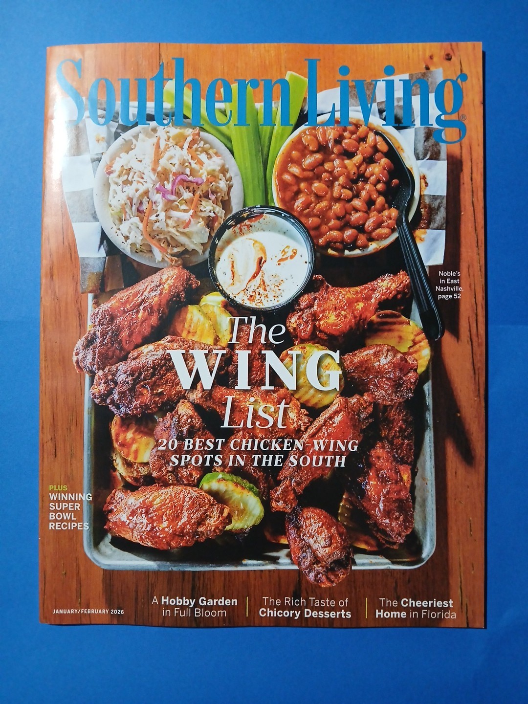 Southern Living Magazine January/February 2026: The Wing List