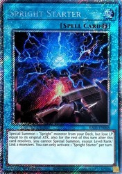 Spright Starter RA05-EN068 Platinum Secret Rare 1st Edition