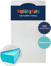 Memory Foam Toddler Bed Mattress - Standard Crib Size for Kids