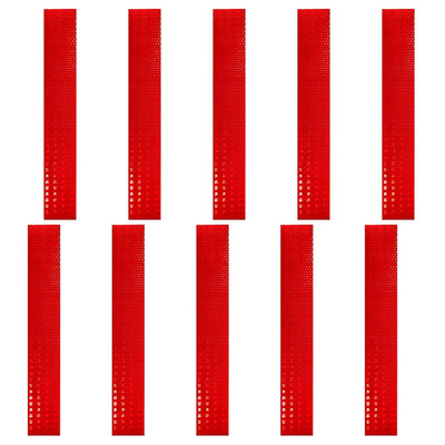 Flexible Crystal Lattice Reflective Tape 2'' X 11.8'' -10 Pcs Waterproof Outdoor S