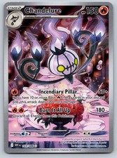 Chandelure Holo Illustration Rare SV: White Flare 103/086 NM Pokemon Card TCG on eBay